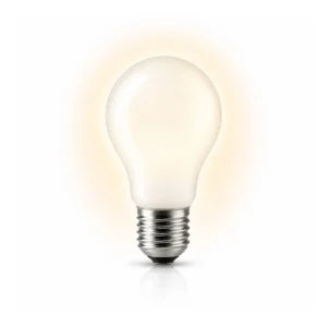 Gloeilamp E27 ā peervorm ā 1200px | Lichtkiezer Gloeilamp met E27 fitting en peervorm op een witte achtergrond.
