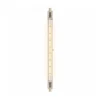 Halogeenlamp met R7S fitting en staafvorm van 256 mm op een witte achtergrond.